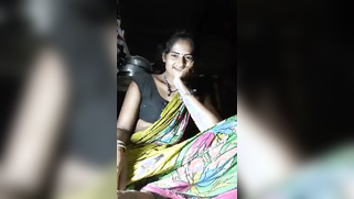 Dirty Indian wife flashes tits and spreads XXX orifice on the camera