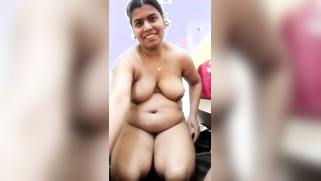 Aunty with a nose piercing is always glad to play with XXX cigarette