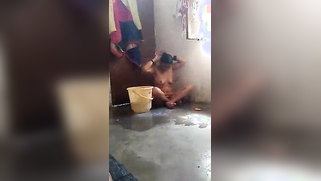 Pervert sneakily films XXX video of Telugu neighbor taking a bath | XXX Video on AllSex.XXX