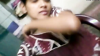 Indian girl exposes boobs and slit in her own homemade solo XXX porn | XXX Video on AllSex.XXX