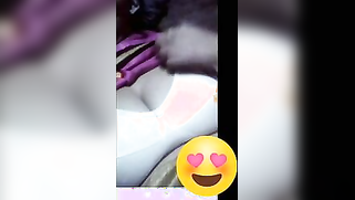 Amateur chubby model flashes boobs and slit to XXX online partner | XXX Video on AllSex.XXX