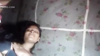 Secretly aunty gives all nephew needs during XXX video call at night