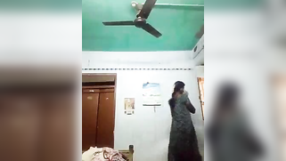 XXX job of Desi is to pull sari down and show naked titties on camera | XXX Video on AllSex.XXX