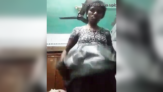 XXX job of Desi is to pull sari down and show naked titties on camera | XXX Video on AllSex.XXX