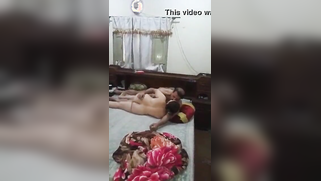 Indian is so XXX that man can't stop fucking her behind close curtains