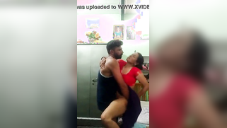 Chubby allows guy to give XXX pleasure to her standing up in kitchen | XXX Video on AllSex.XXX