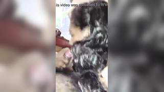 Desi willingly takes cock in mouth in front of camera for XXX blowjob