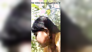 Playful aunty exposes her cherry to nephew during XXX walk in the park | XXX Video on AllSex.XXX