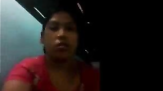 Indian possessor of natural hooters takes them to light in XXX porn | XXX Video on AllSex.XXX