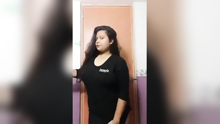 Girl from India throws top away and stands naked in her own XXX show | XXX Video on AllSex.XXX