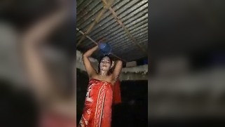 Desi sets camera to make her own XXX video during the outdoor shower | XXX Video on AllSex.XXX