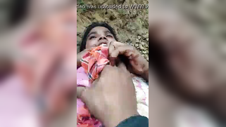 Slutty Bangla in dress lies on cold ground while XXX partner films | XXX Video on AllSex.XXX