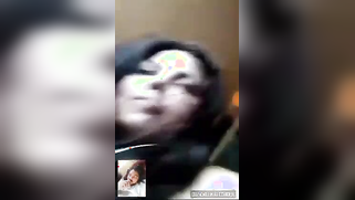 Aunty is mad about camera filming her so she performs hot XXX show