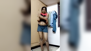 Desi MILF in sexy outfit is prepared for XXX striptease on camera | XXX Video on AllSex.XXX