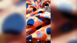 Mature chubby camgirl in orange sari dives finger in pussy in XXX show | XXX Video on AllSex.XXX