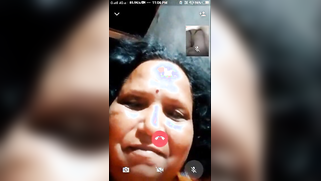 Mature chubby camgirl in orange sari dives finger in pussy in XXX show | XXX Video on AllSex.XXX