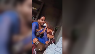 XXX model in blue Mallu sari touches cock and gives a blowjob to boy | XXX Video on AllSex.XXX