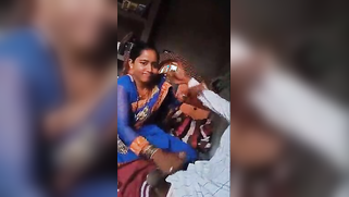 XXX model in blue Mallu sari touches cock and gives a blowjob to boy | XXX Video on AllSex.XXX
