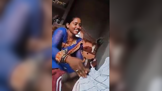 XXX model in blue Mallu sari touches cock and gives a blowjob to boy | XXX Video on AllSex.XXX