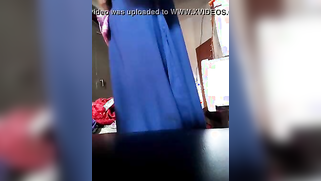 Hidden camera films XXX video of chubby slowly taking blue sari off | XXX Video on AllSex.XXX