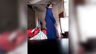 Hidden camera films XXX video of chubby slowly taking blue sari off | XXX Video on AllSex.XXX
