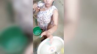 Mallu touches her own naked boobies in th bathroom for XXX viewers | XXX Video on AllSex.XXX