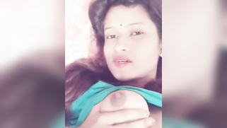 Half-naked Mallu lies on bed and films her naked boobies in XXX porn | XXX Video on AllSex.XXX