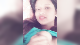 Half-naked Mallu lies on bed and films her naked boobies in XXX porn | XXX Video on AllSex.XXX