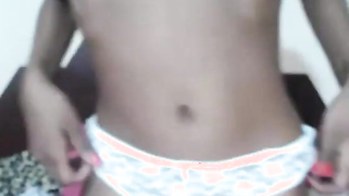 Skinny Indian girl demonstrates tits with puffy XXX nipples on webcam | XXX Video on AllSex.XXX