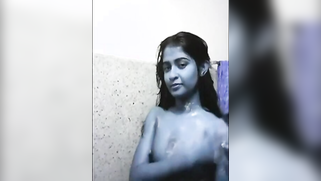 Skinny Desi nymph films XXX video while relaxing solo in bathroom | XXX Video on AllSex.XXX