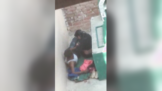 Pervert peeps on horny Desi lovers who have XXX chudai on the rooftop | XXX Video on AllSex.XXX