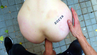 Naughty stranger lures a kinky XXX slut into making a sex movie