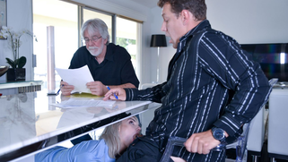 Blonde Stevie Grey makes XXX love with dad not afraid to be caught by boss