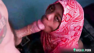 Arab refugee blows my dick for money like a pro she gags and slurps | XXX Video on AllSex.XXX