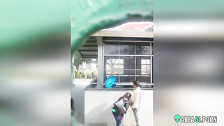 Husband spies as his indian wife gives blow colleague at the bus stop | XXX Video on AllSex.XXX