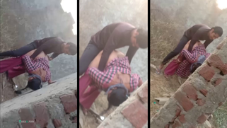 Indian wife is cheating, this slut loves anal standing doggystyle