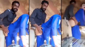 Pakistan cop quick fucked the well-fit Desi girl candidate superior