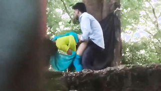 A desi couple having sex in a public park was caught on camera by a voyeuristic masturbator | XXX Video on AllSex.XXX