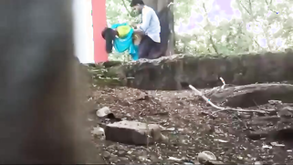 A desi couple having sex in a public park was caught on camera by a voyeuristic masturbator | XXX Video on AllSex.XXX