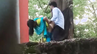 A desi couple having sex in a public park was caught on camera by a voyeuristic masturbator | XXX Video on AllSex.XXX