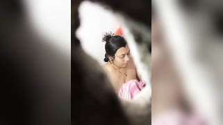 Nephew hides behind the hole in the wall to watch and masturbate while his aunt bathes nude | XXX Video on AllSex.XXX