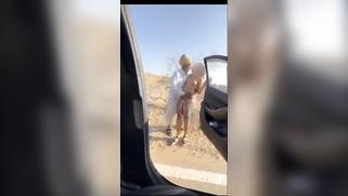 Viral MMs video of old man from Rajasthan being seduced by young girl who jerks him off outdoors