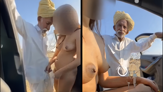 Viral MMs video of old man from Rajasthan being seduced by young girl who jerks him off outdoors | XXX Video on AllSex.XXX