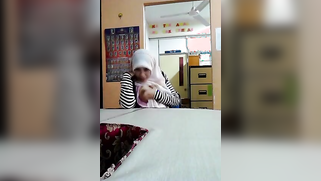 A Malay girl in a hijab flashes her tits to her lover - Leaked XXX Mms | XXX Video on AllSex.XXX
