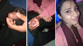 Leaked Scandal Desi Video, Teacher's Big Cock Makes Shy Girlfriend a Hungry Cocksucker!