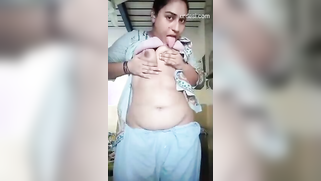 Horny Bhabhi Licking Her Nipples Showing Boobs and Wet Pussy XXX Video Leaked Online | XXX Video on AllSex.XXX