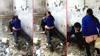 Husband Caught His Cheating Wife Fuck With Her Lover In Abandoned Building - Leaked Desi Sex | XXX Video on AllSex.XXX