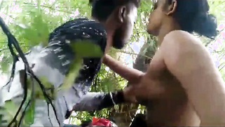 Desi Indian 19yo Girl Sucking and Fucking Her Boyfriend in Outdoor Raw Sex Adventure | XXX Video on AllSex.XXX