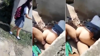 Legal age teenager slut acquires caught during the time that enjoying outdoor sex with boyfriend