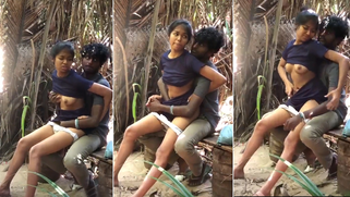 Slutty Tamil Wife Caught Fucking Her Lover on the Street While Cuckold Hubby Watches in Shock